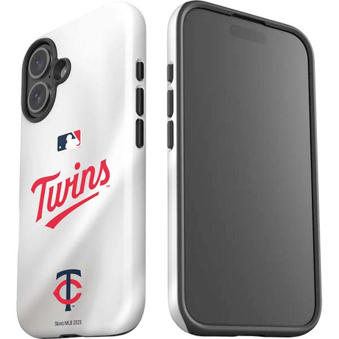MLB Minnesota Twins Home Jersey iPhone 16 Plus Impact Case